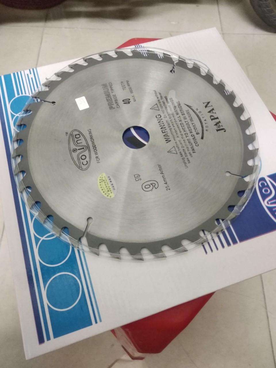 Lưỡi Cắt Gỗ Covina 230-60 Răng - Siêu Bén-Siêu Bền