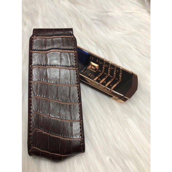Bao Da Nắp Gấp Vertu Singnature S