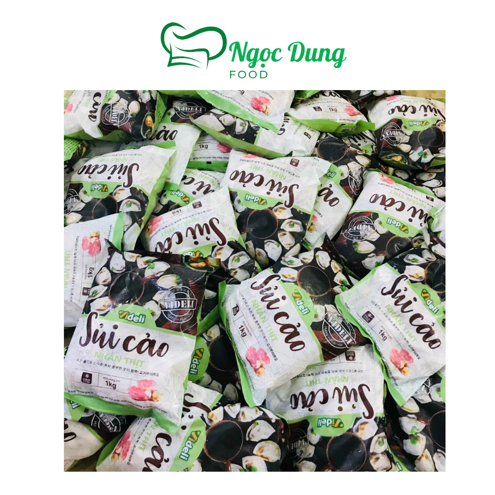 [Hoàn tiền 10%]Sủi Cảo Nhân Thịt Túi 1kg (giao hoả tốc 4h tphcm)