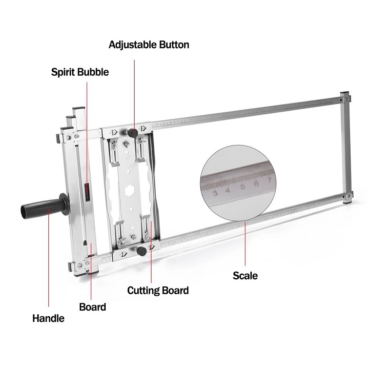 Bộ Khung Cắt Ván Gắn Máy Cắt Lưỡi 185mm