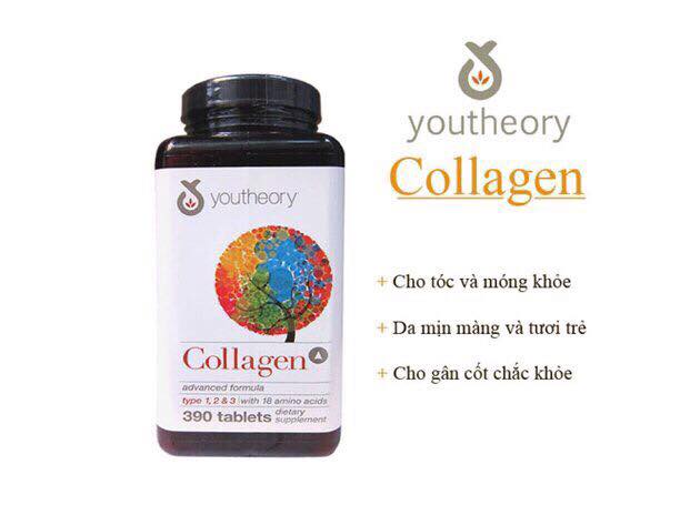 Collagen 390v Collagen Youtheory Advanced Type 1,2&3
