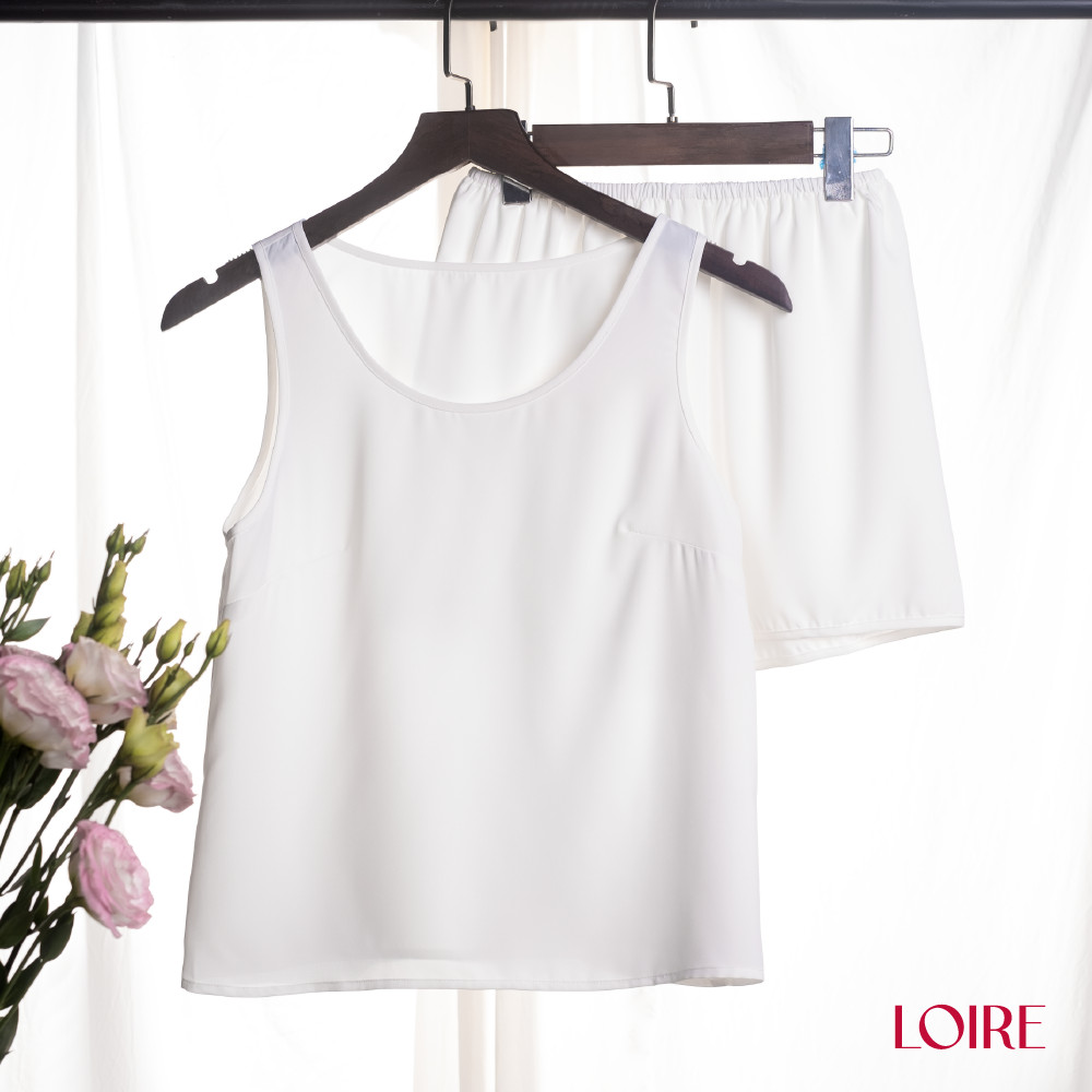 Bộ Đồ Ngủ Lụa Cộc Basic Loirechic BNC01