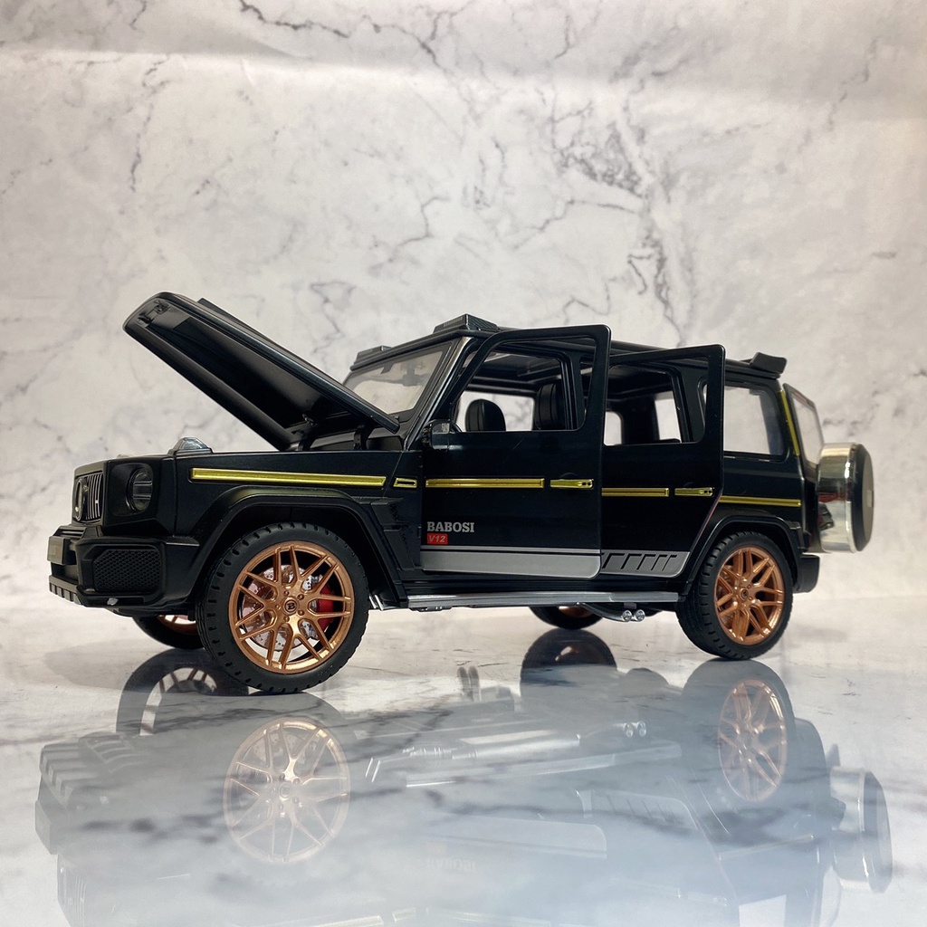 Xe mô hình Mercedes Brabus G700 1:18 Weituo