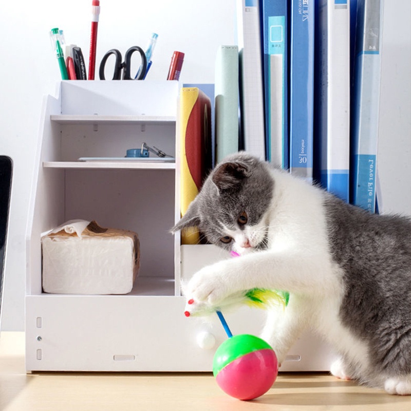 [Hoàn Tiền 10%] Đồ Chơi Bóng Chuột lật đật Cho Mèo