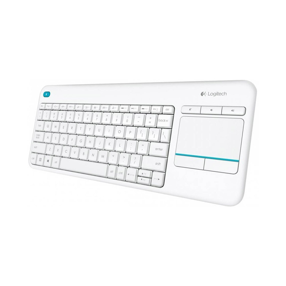 Keyboard Logitech K400 Plus Wireless (Black/White)-Warranty 12 months