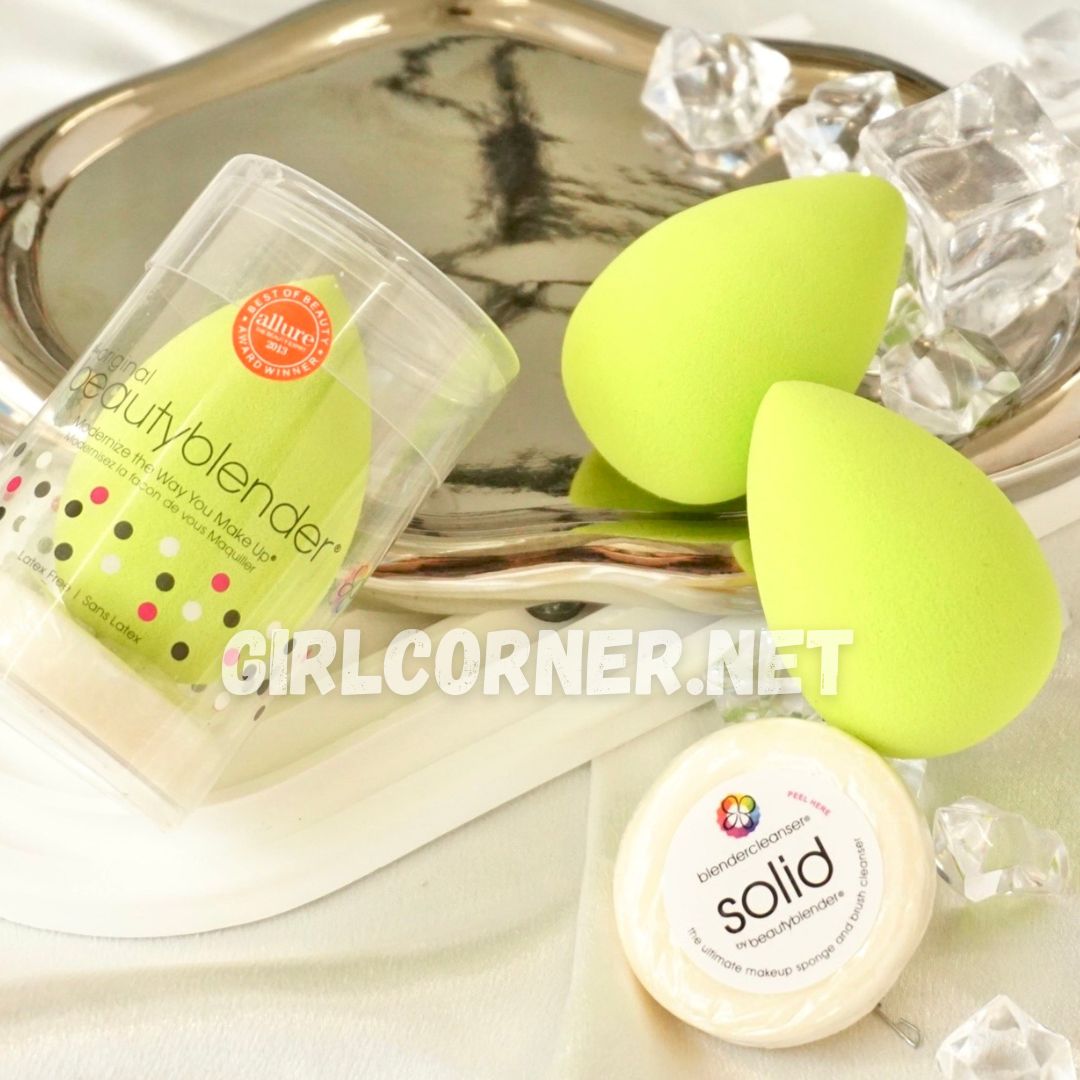 [HCM]Mút Tán Kem Nền Beauty Blender Green + Solid