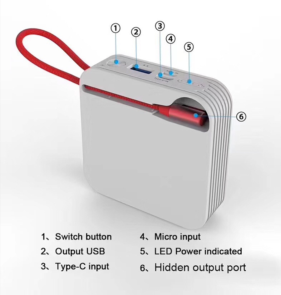 Pin sạc dự phòng Konfulon 10000mAh A5 -