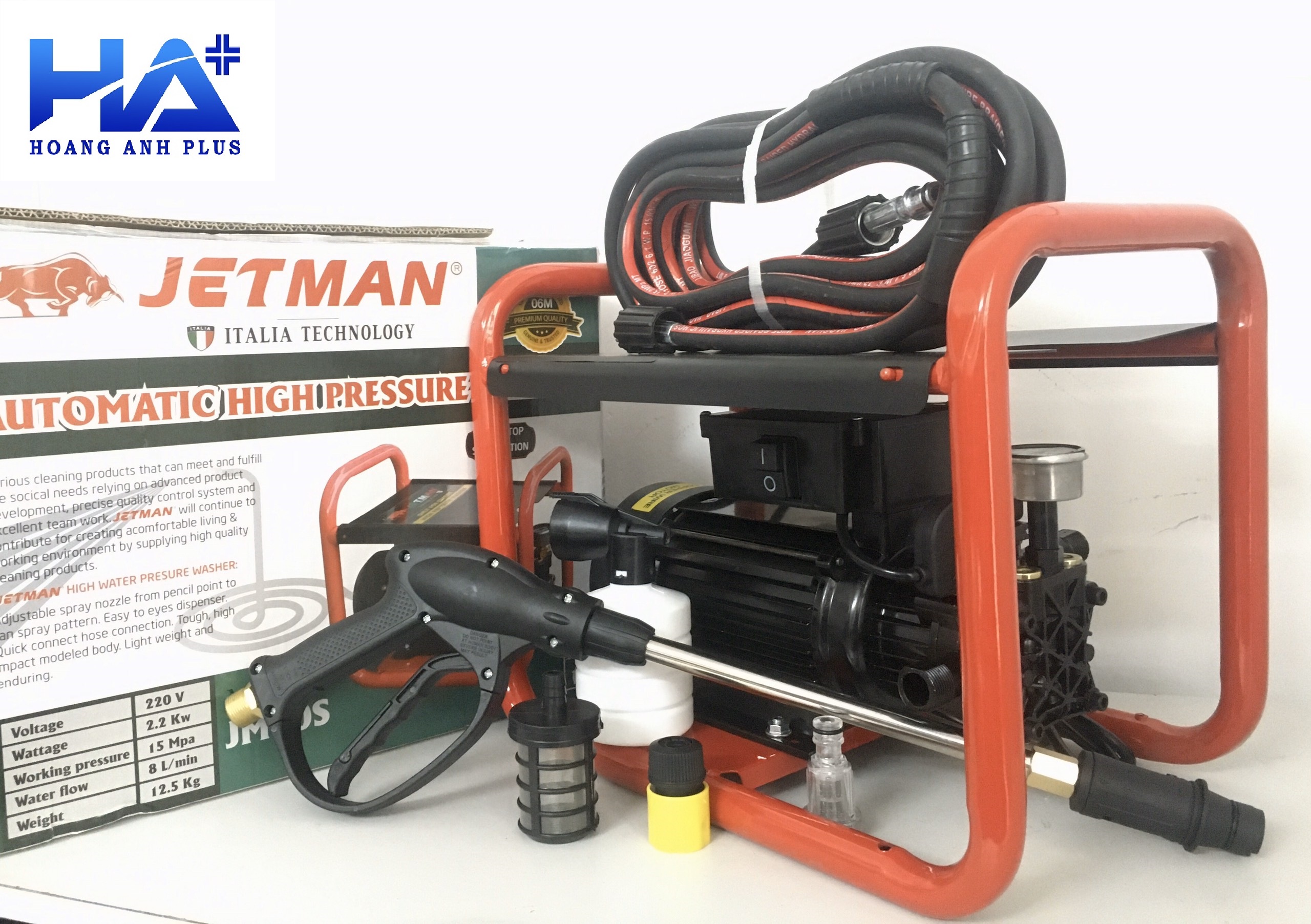Máy Rửa Xe 2200W Jetman JM20S