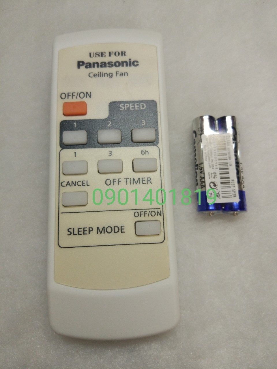 Điều Khiển Quạt Trần Panasonic Bốn Cánh