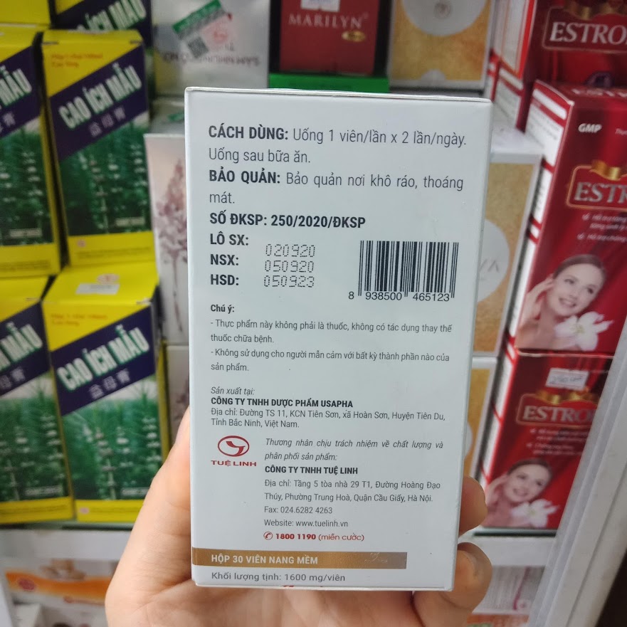 OENEVA DẦU HOA ANH THẢO LỌ 30 VIÊN