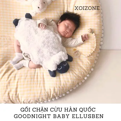 Gối Chặn Cừu Goodnight Baby Ellusben Hàn Quốc (Gối Có Hình Hoa)