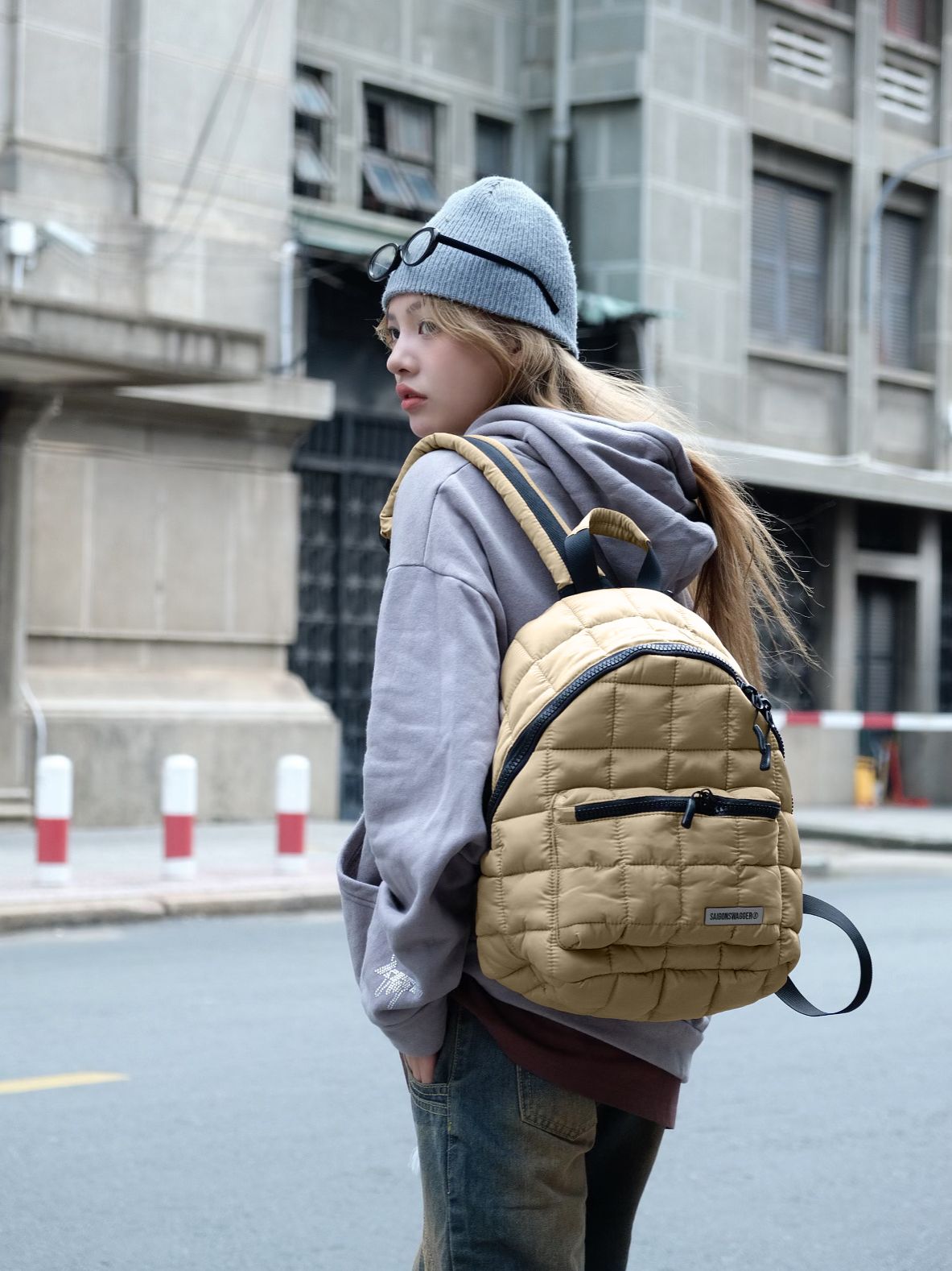 Balo Mini Chần Bông SAIGON SWAGGER® NOIR PUFFER BACKPACK