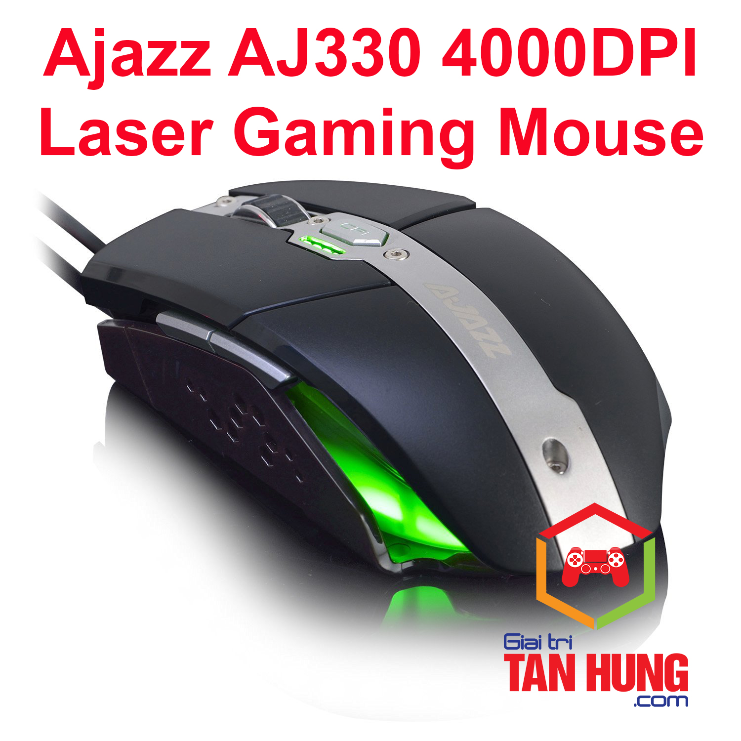 Chuột Game Thủ Gaming GAMING AJAZZ - AJ330 Laser 4000DPI