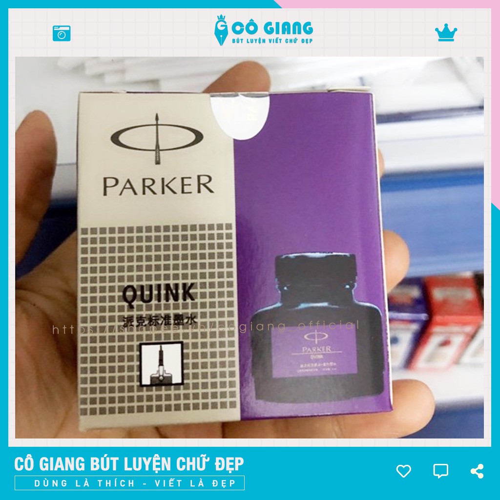 Mực Parker 57Ml Mực Viết Máy Cao Cấp Mực Màu Tím