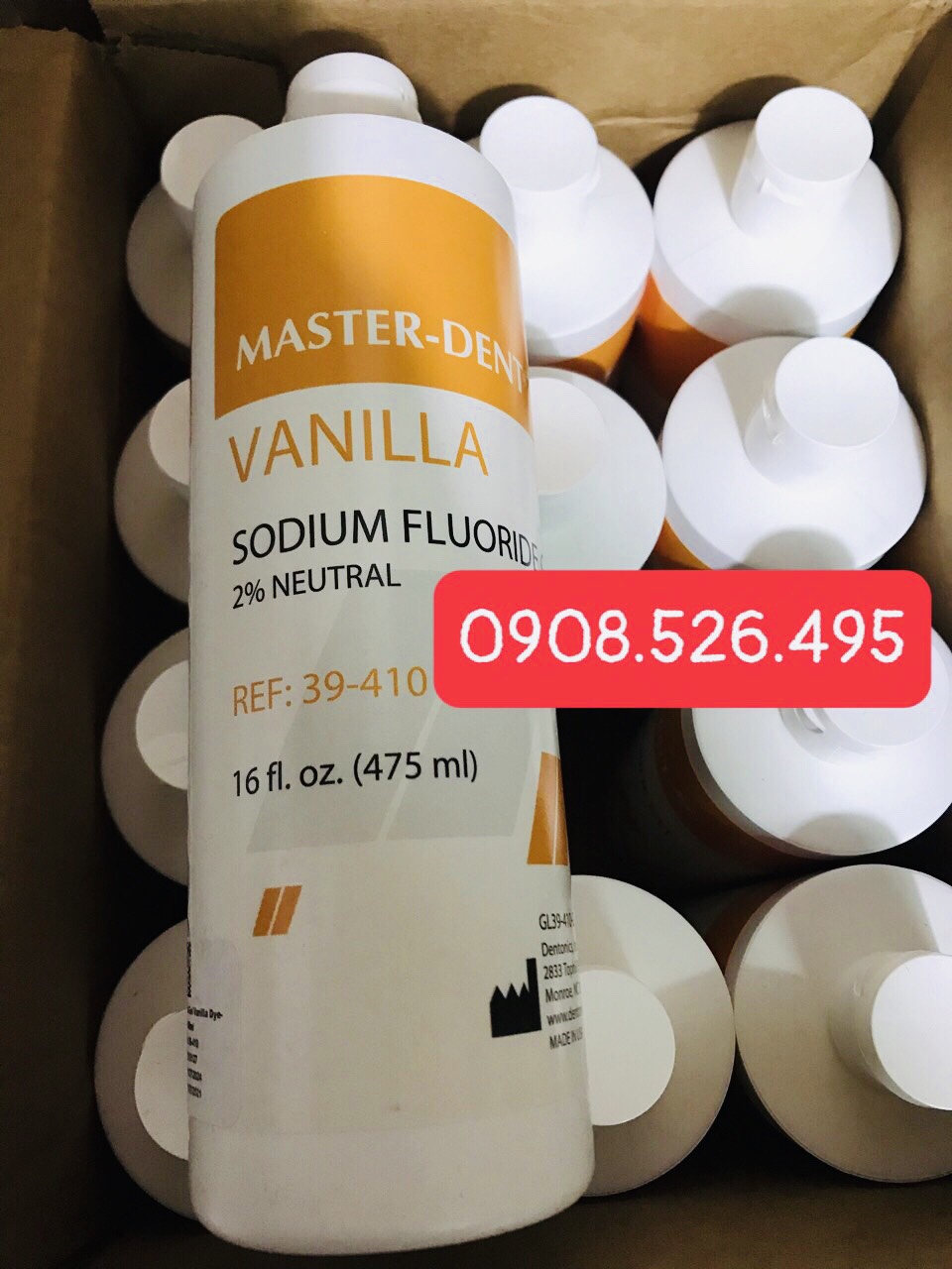 [HCM]Chăm sóc răng miệng Gel Flour 475ml hương vani