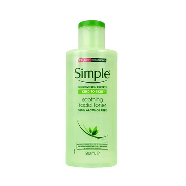 Nước hoa hồng cho da nhạy cảm Simple UK 200ml