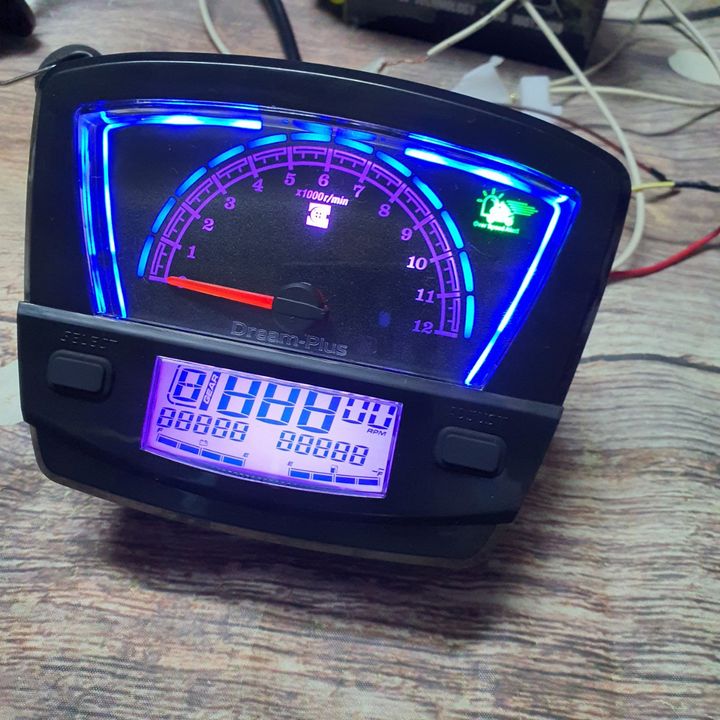 Đồng hồ điện tử LCD dành cho xe-dream hiển thị led 7 màu với nhiều tính năng hiện đại A285