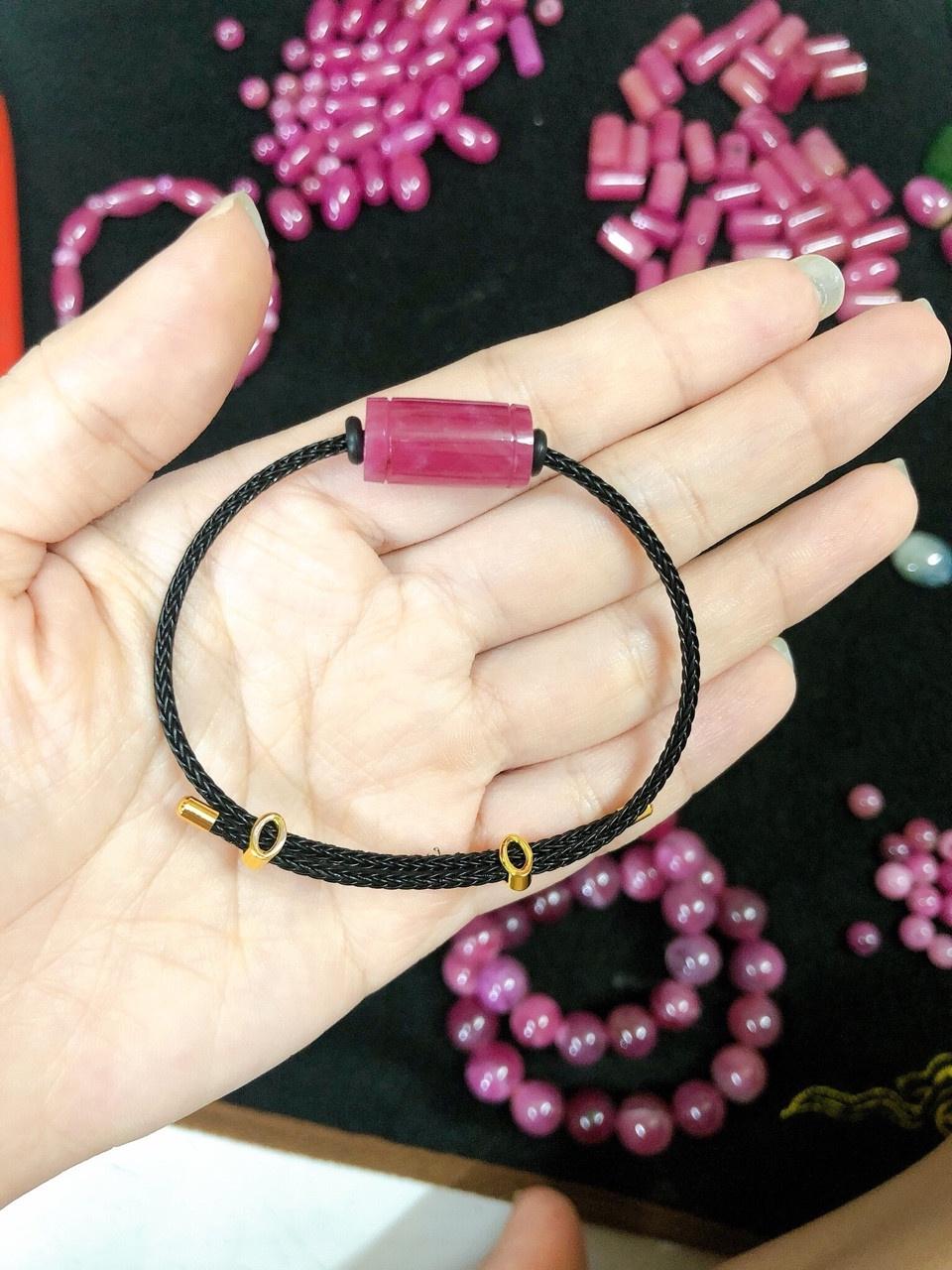 VÒNG TAY LU THỐNG RUBY HỒNG