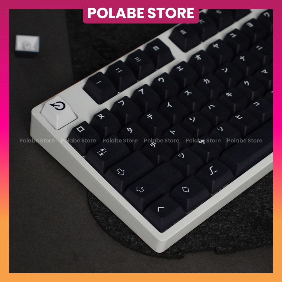Keycap Katana WoB Cherry Profile PBT Dyesub Keycap bàn phím cơ cân nhiều layout - Polabe Store
