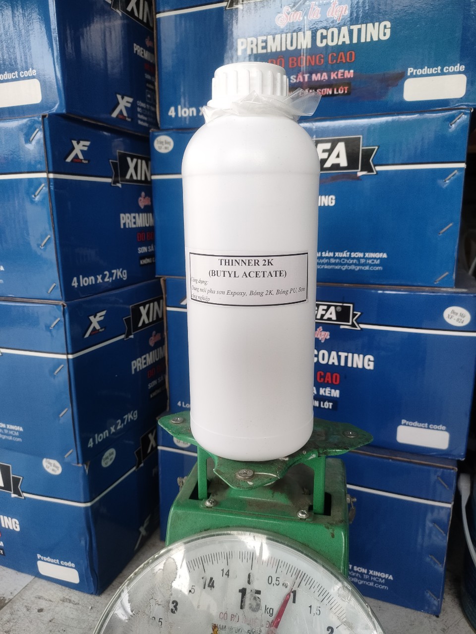Sơn sắt mạ kẽm 1thành phần xingfa lon 2.7kg