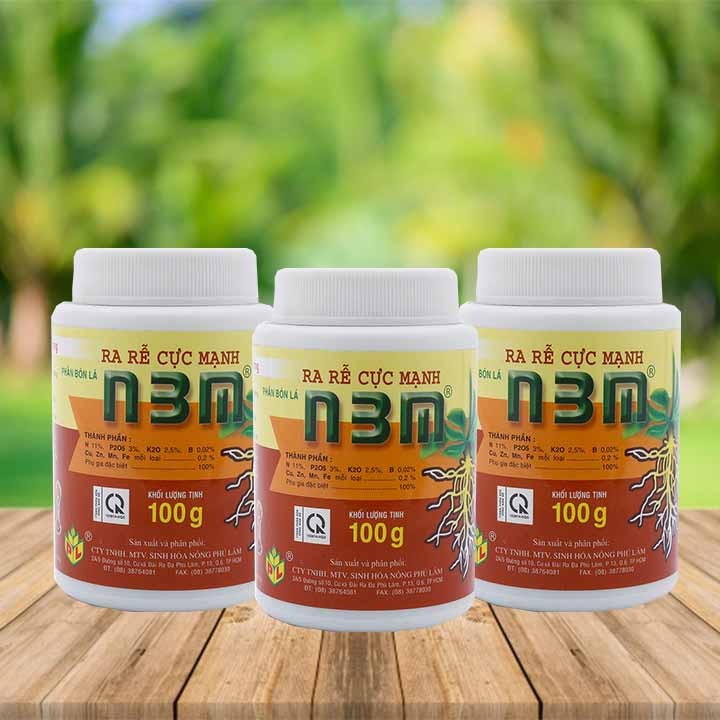 Phân bón kích rễ cực mạnh N3M lọ 100g