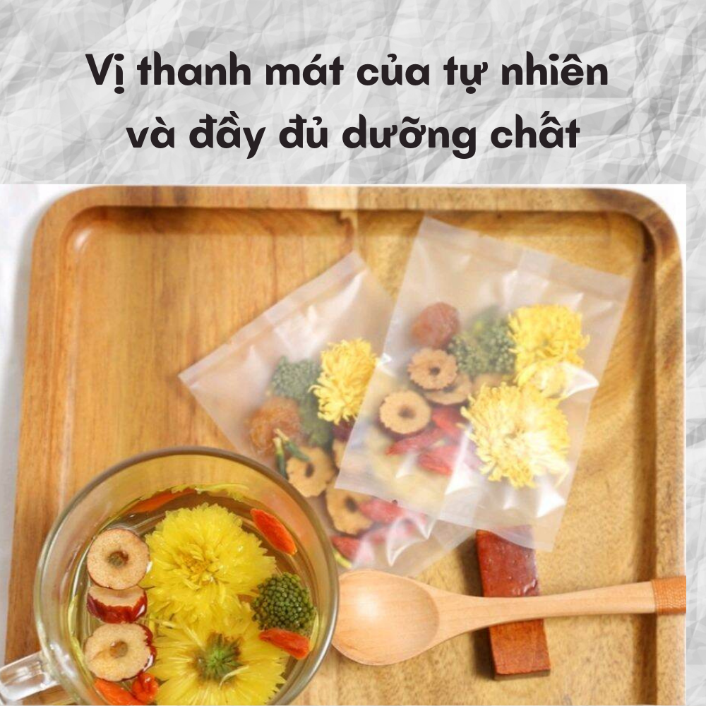 [5 Trial Packs] Calming Tea, Helps You Sleep Well, 6 Flavors (Chrysanthemum, Goji Berry, Red Apple, Lotus Heart, Panax Notoginseng Bud, Longan)