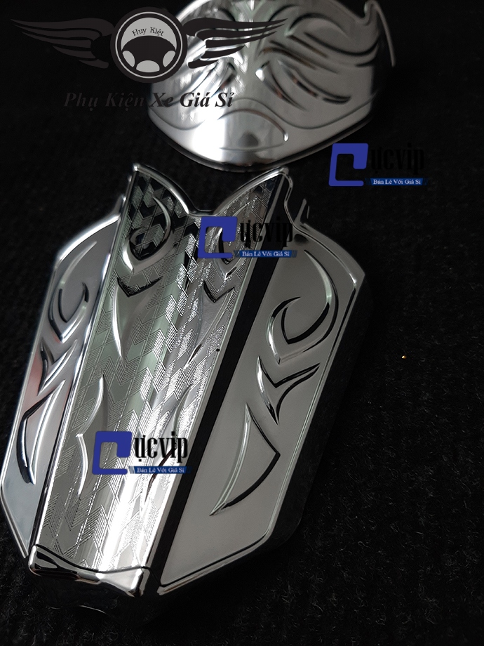 [HCM]Ốp Mỏ Và Đuôi Dè Xe Vario/Click 2018 - 2019 Xi Inox MS1847
