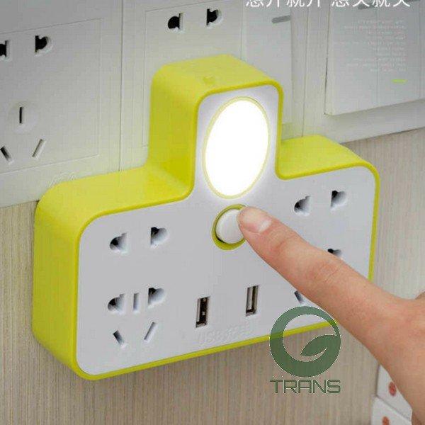 Ổ ĐIỆN 3 TRONG 1 CAO CẤP KÈM ĐÈN NGỦ VÀ CỔNG USB SẠC ĐIỆN THOẠI TIỆN DỤNG, PHÍCH CẮM ĐIỆN 4 Ổ (2 CHÂN, 3 CHÂN) KIÊM ĐÈN NGỦ CHO GIA ĐÌNH, NHIỀU MÀU PHÙ HỢP CHO CẢ NAM VÀ NỮ, GIẢM GIÁ SỐC
