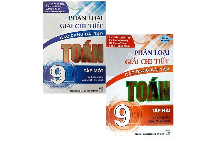 Combo Phân Loại Và Giải Chi Tiết Các Dạng Bài Tập Toán Lớp 9 (Tập 1+Tập 2)