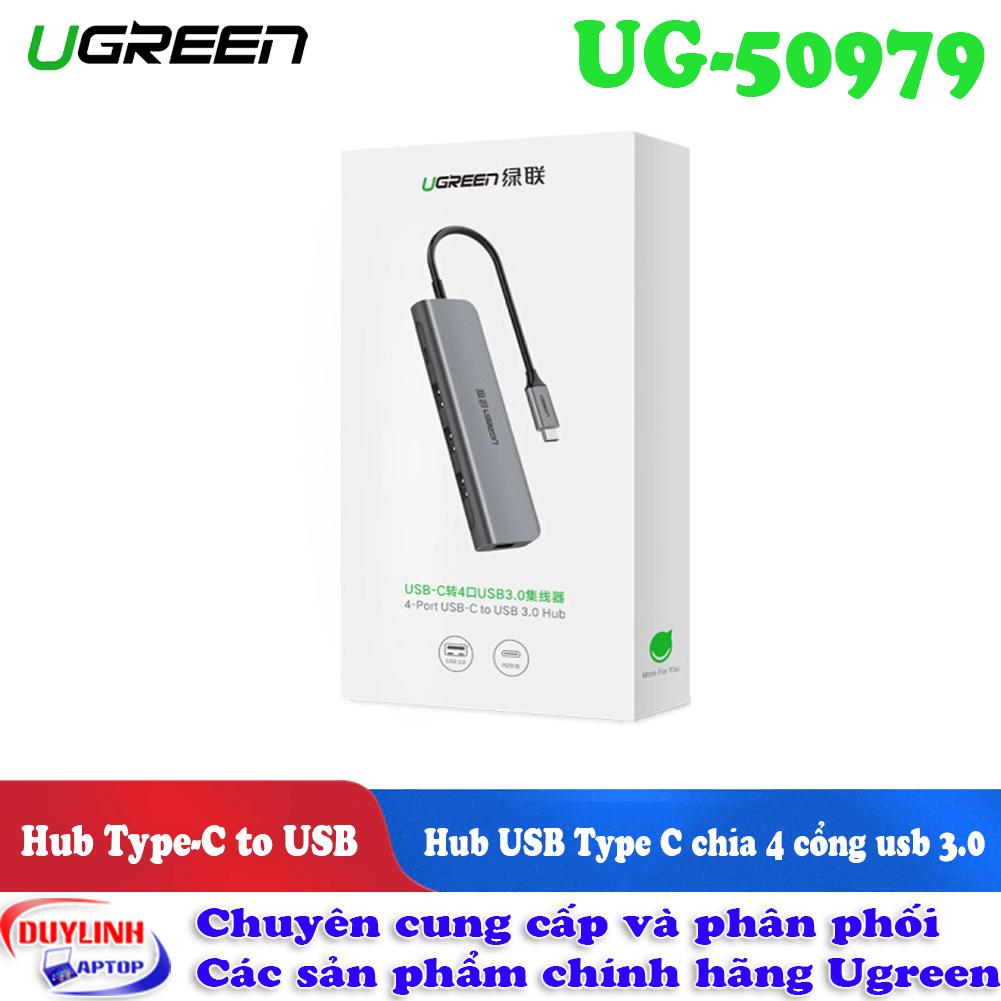 Hub USB Type C 3 cổng USB hãng UGREEN UG-50979