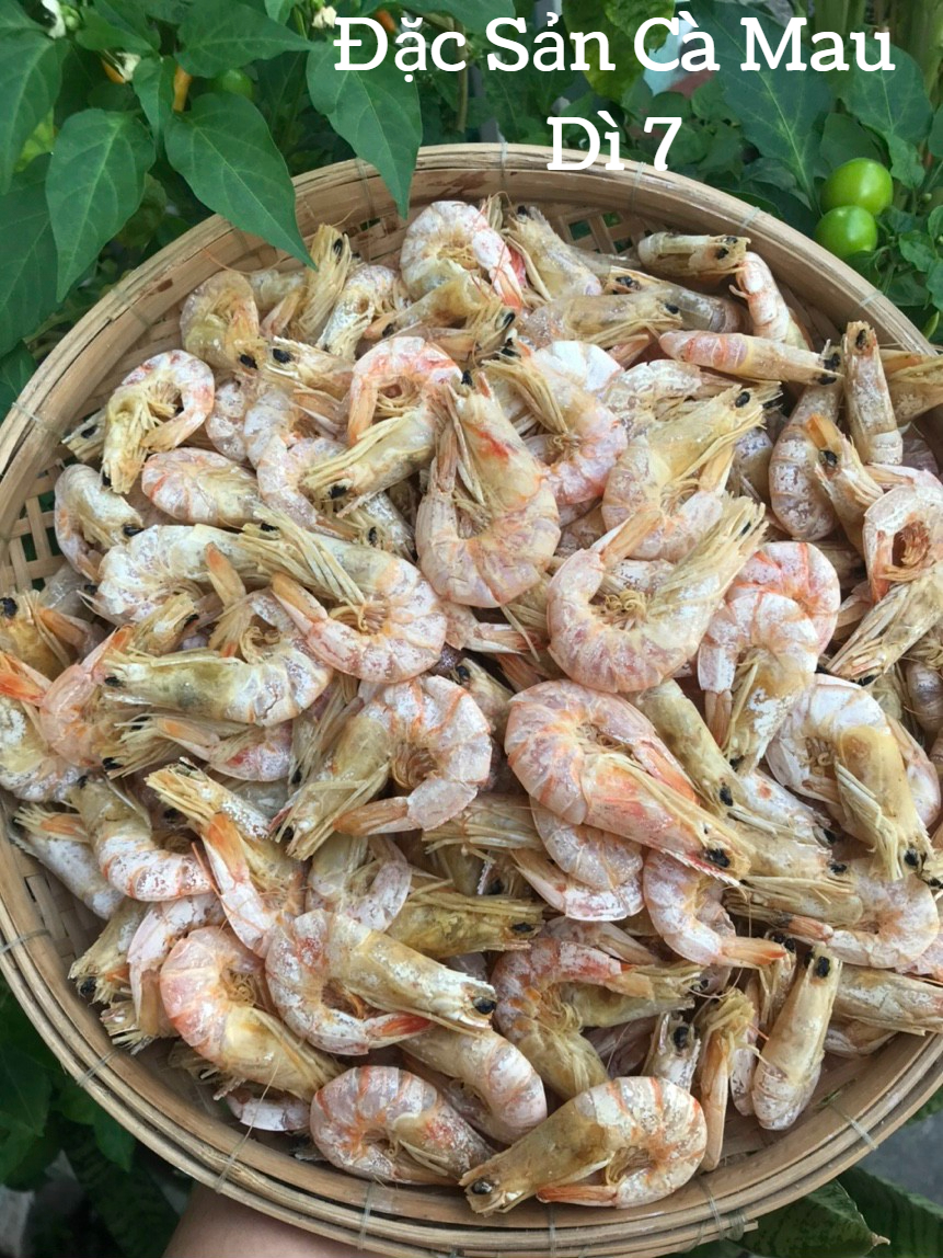 [250Gram] Tôm khô Cà Mau, tôm đất nguyên vỏ