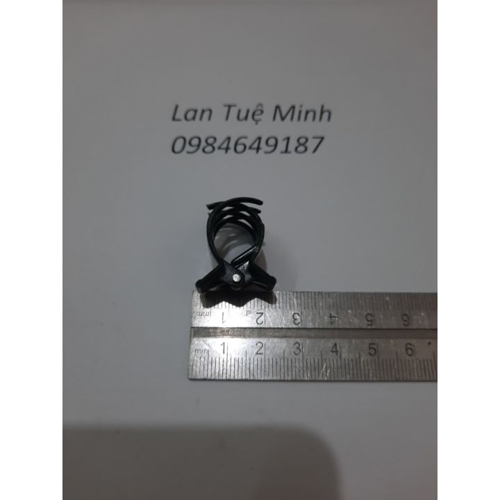 100 kẹp cố định lan thân lớn màu xanh