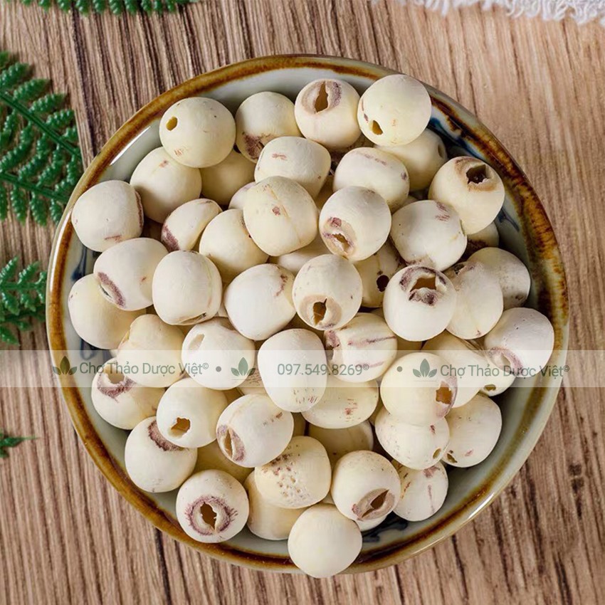 Hạt sen khô 100g, hạt sen Huế thơm bở nấu chè, hầm canh thơm ngon bổ dưỡng