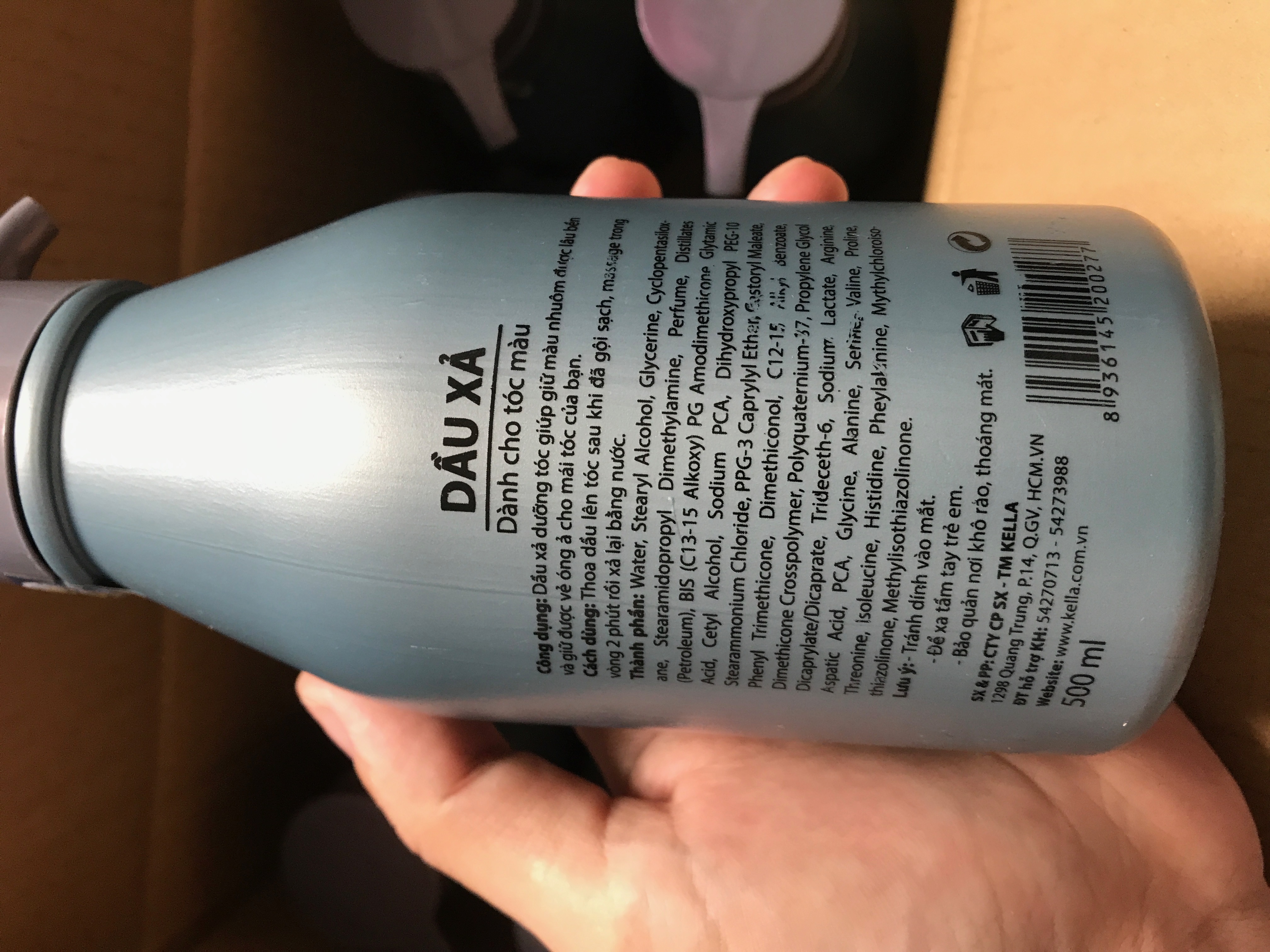 Dầu Xả Dành Cho Tóc Nhuộm Màu Kella 500ml - Thoitrangtocnhuom