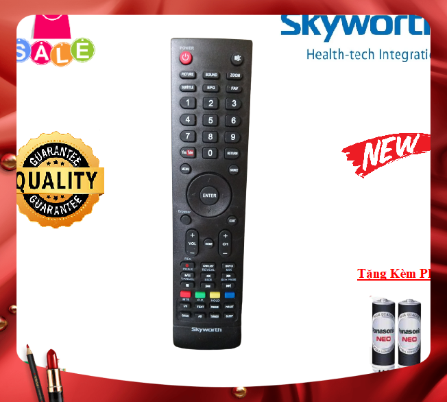Remote điều khiển tivi Skyworth-Hàng mới 100%-Chất lượng tốt-Tặng kèm PIN