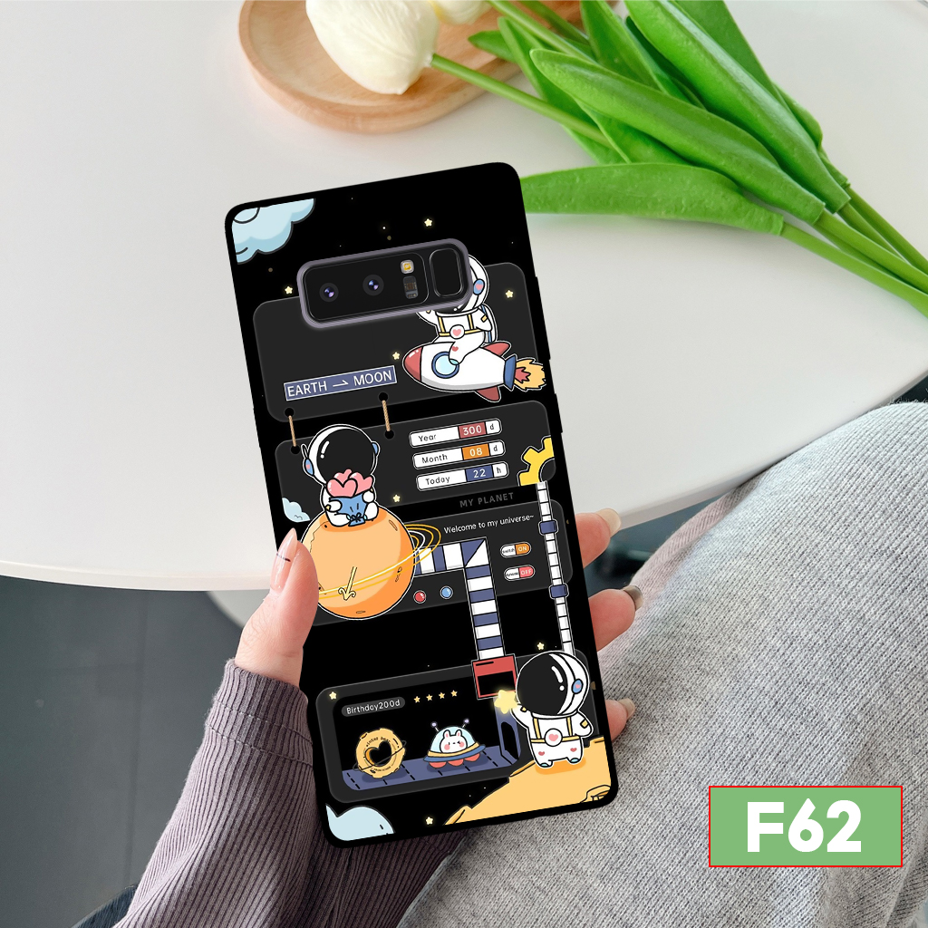 Ốp lưng Samsung Note 8/ Note 9 hình vũ trụ, phi hành gia astronaut