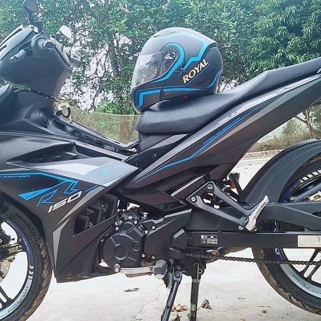 Tem rời exciter 150 Rc xanh đen nhám
