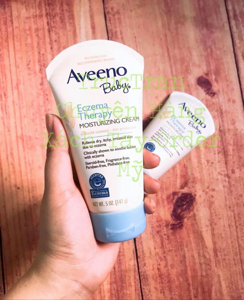 KEM DƯỠNG ẨM, GIẢM CHÀM, LÁC SỮA CHO BÉ AVEENO BABY ECZEMA THERAPY 206ML  - 6001 - sản phẩm tốt chất lượng cao, sản phẩm cam kết giống như hình, ĐƯỢC ƯA CHUỘNG SĂN ĐÓN TRÊN THỊ TRƯỜNG HIỆN NAY
