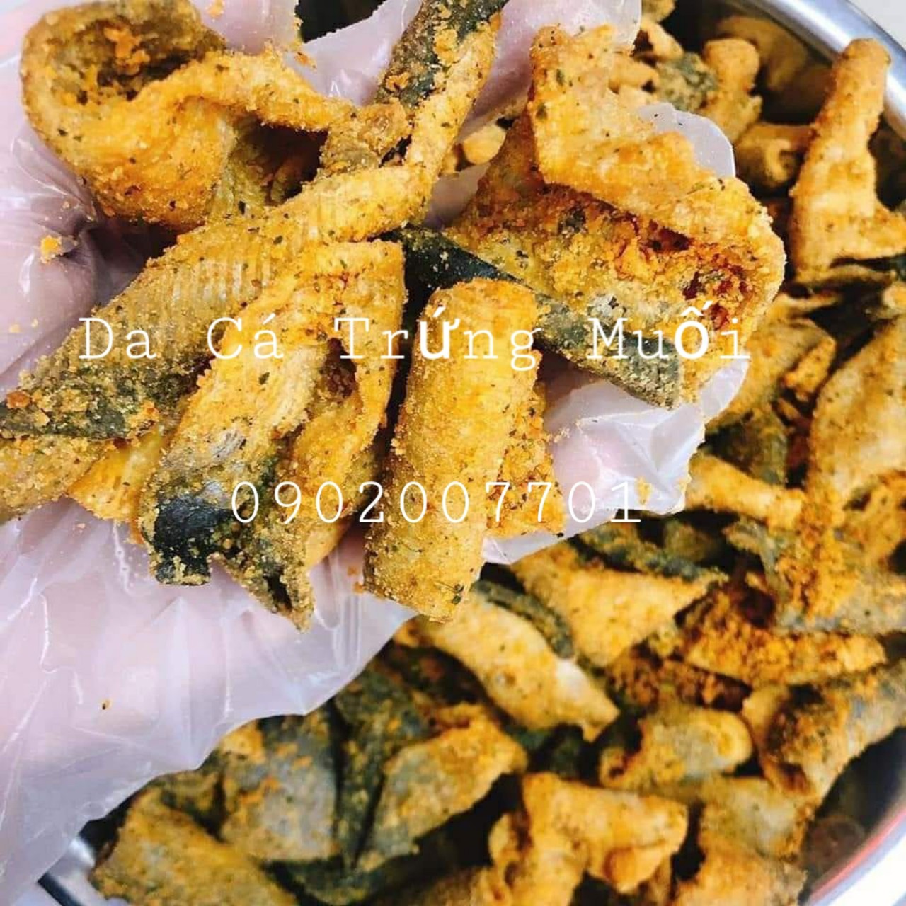 500g Da Cá Trứng Muối Cực Ngon - Đồ ăn vặt