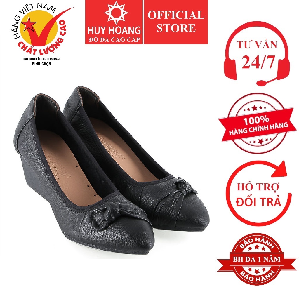 Women's shoes cowhide splendid 5 stool black HK7942