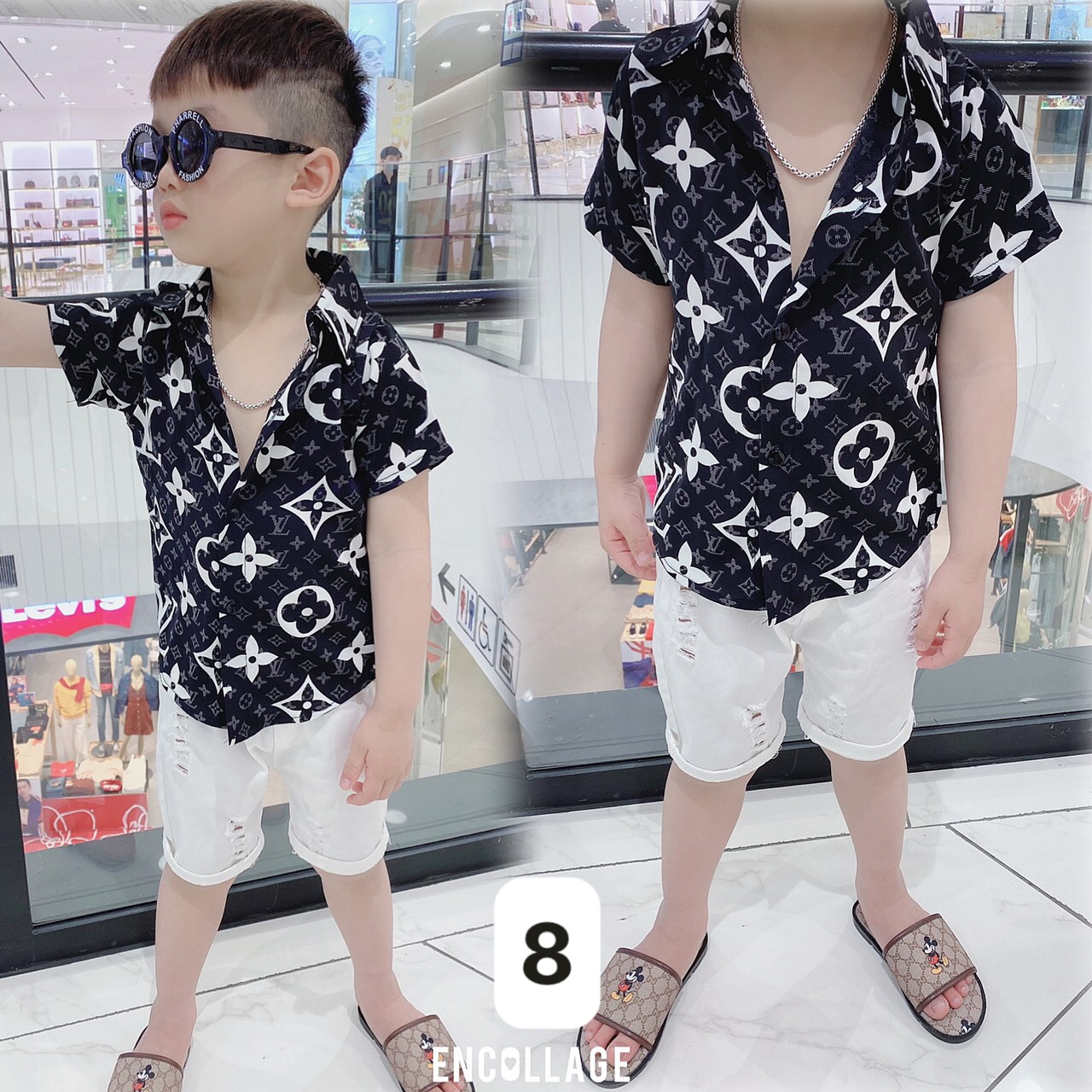 182 màu áo sơ mi lụa ngắn tay cực chất cho bé trai - smnt