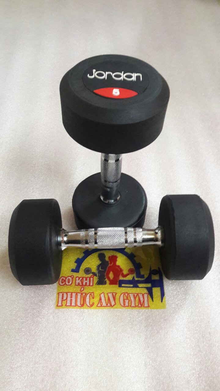 Tạ tay cao su jordan 5kg (1 đôi)