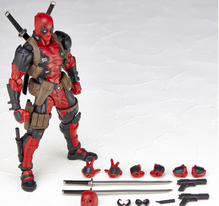 Mô hình Nhân Vật Phim điện ảnh Deadpool khớp nối Full Box 16Cm