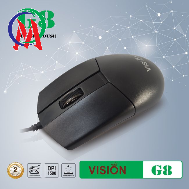 [HCM][Bảo hành 12 tháng 1 đổi 1] Chuột Có Dây Vision G8