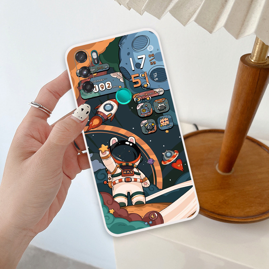 Ốp lưng Vsmart Active 3 hình vũ trụ, phi hành gia astronaut độc đáo