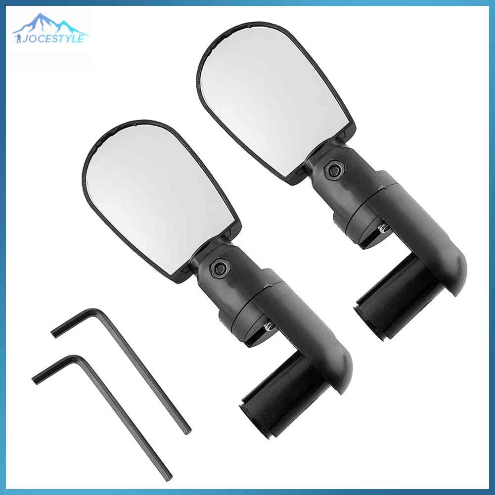 1 Pair Universal Mini Bicycle Mirrors for MTB Road Bike Wide-Angle Handlebar Rearview Mirror