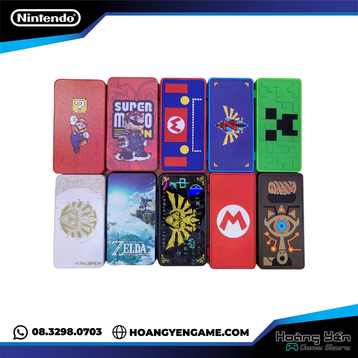 Hộp đựng băng game Nintendo Switch nhiều phiên bản