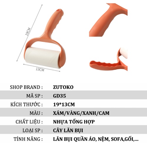 Cây lăn bụi lông tóc giường quần áo đa năng GD35A