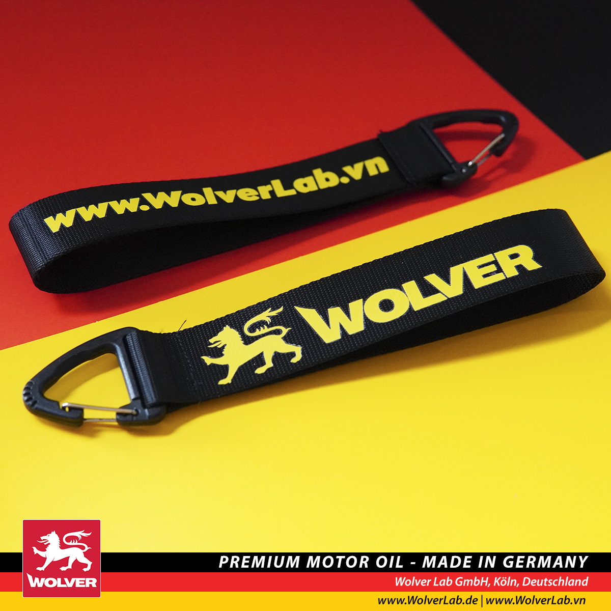 Móc khóa dây vải Wolver 2024 - Móc khóa Wolver - Móc Wolver