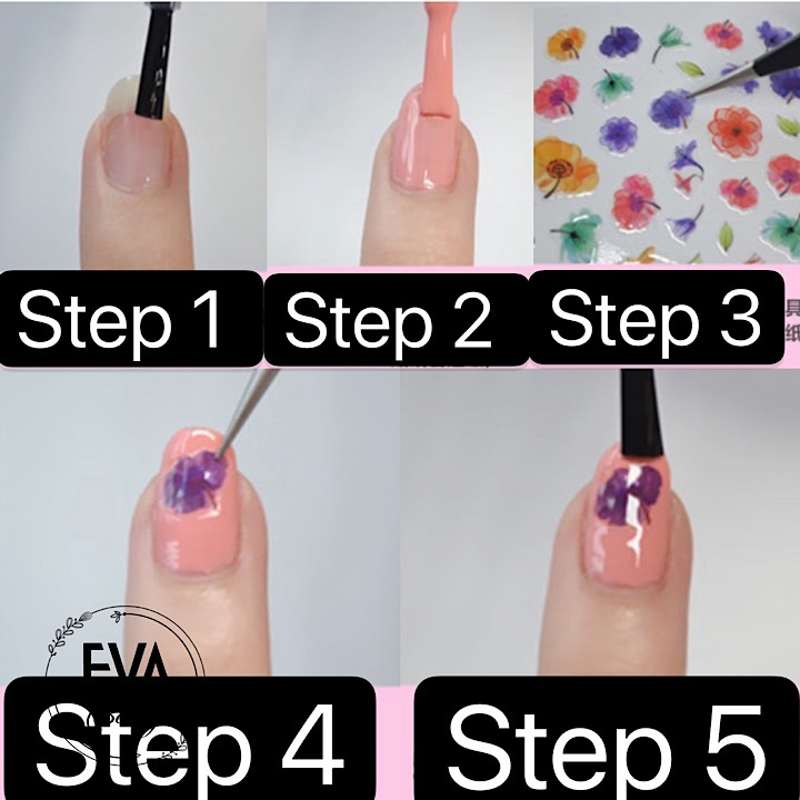 [HCM]Decal Dán Móng Tay 3D Nail Sticker Hoạ Tiết Thỏ Con Peter Rabbit EB109